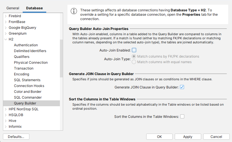 Screenshot of Autojoin feature settings