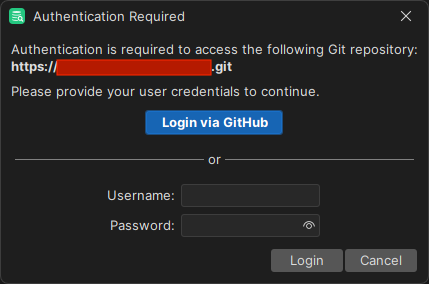 Git authentication