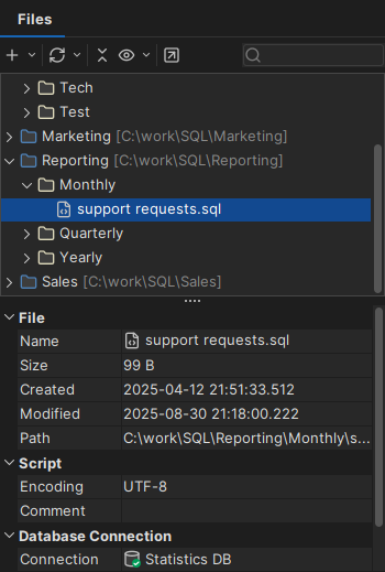 File details panel