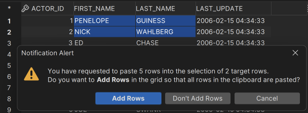 Error when trying to paste block into a different number of target cells