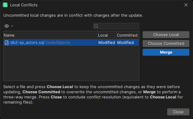 Git conflicts