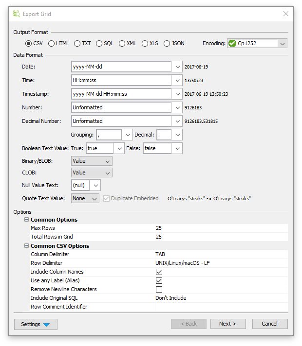 exportGrid