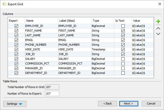 exportGridData