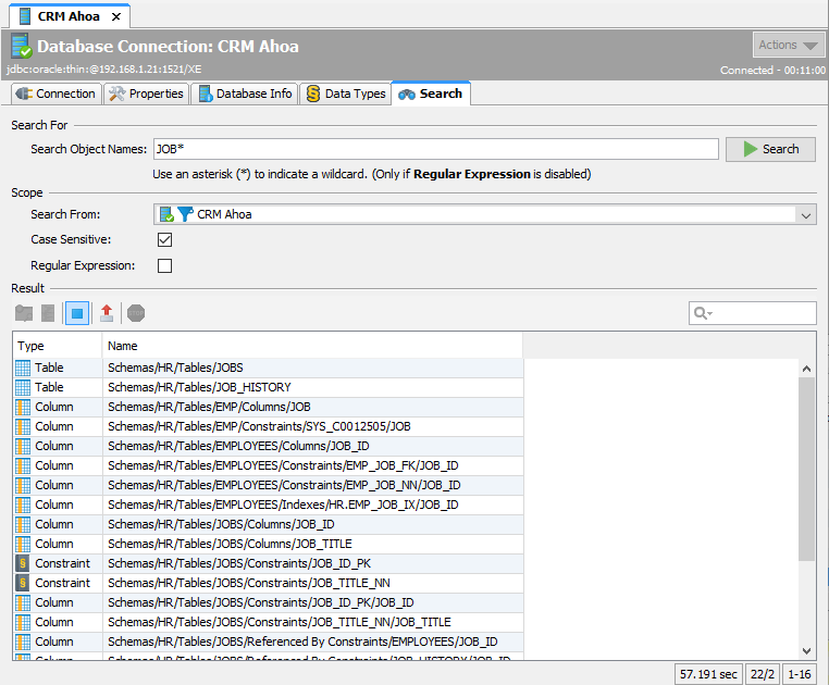 databaseobjectsearch