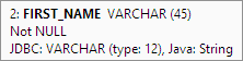 Image showing the column header tooltip feature in DbVisualizer