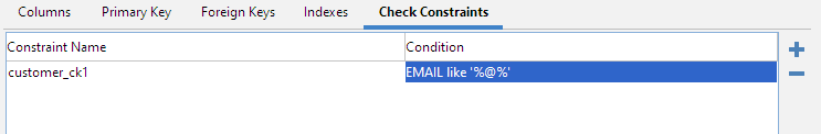 auto-generated check constraints