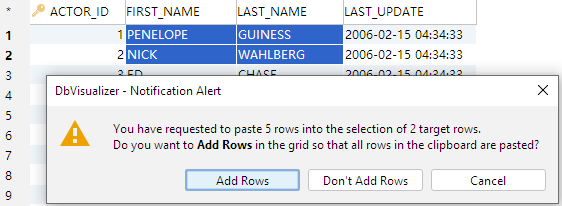 Error when trying to paste block into a different number of target cells