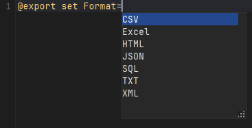 Screenshot showing auto completion for DbVisualizer commands in SQL editor