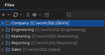 Mounted folder with a custom display name