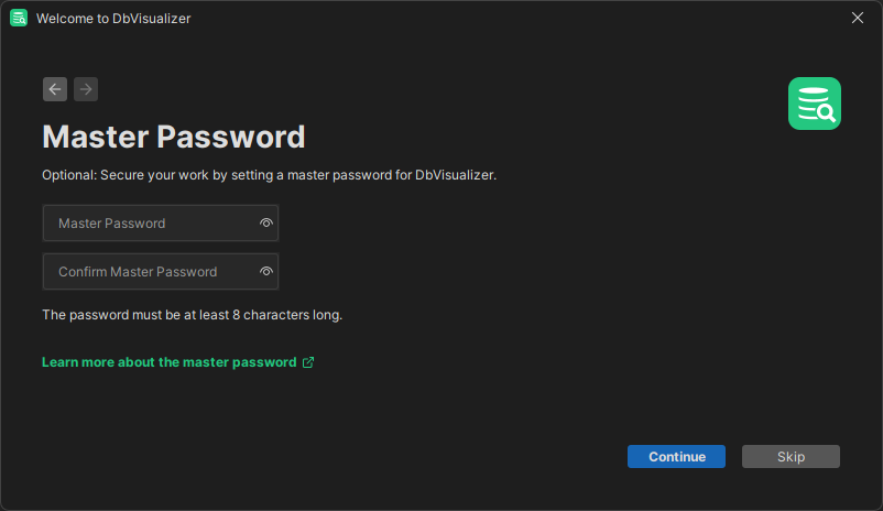 Set a Master Password