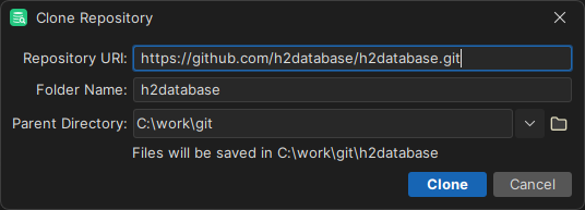 Clone repository action