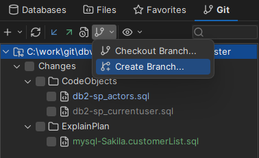 Create branch