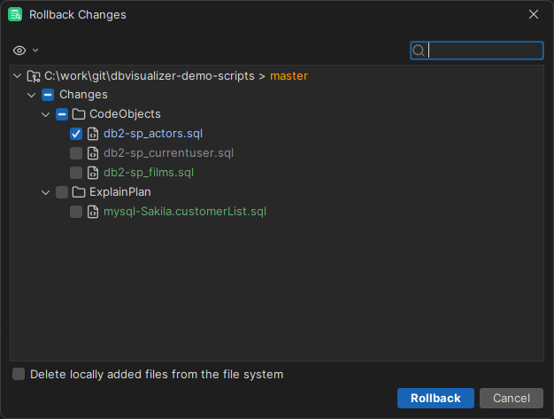 Git rollback