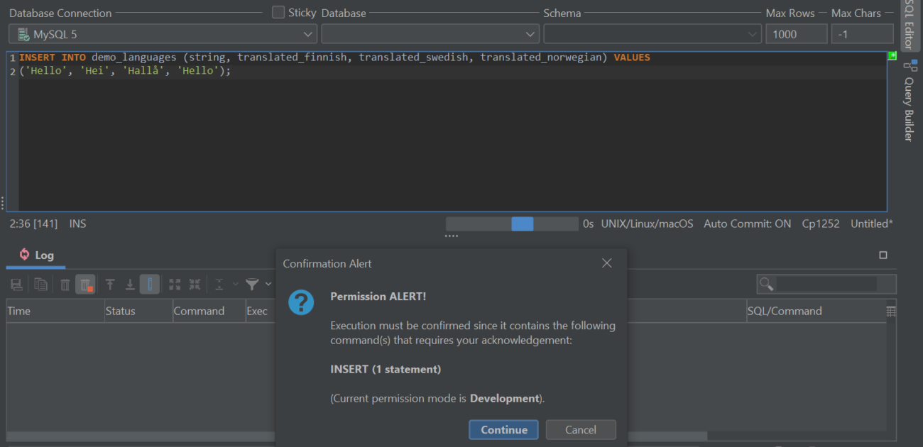 Designing a Multiple Language Database