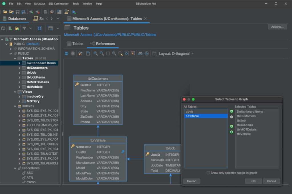 MS Access client - DbVisualizer
