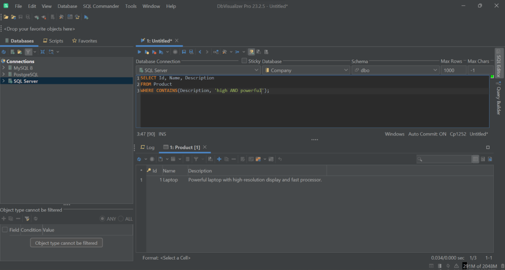 SQL CONTAINS Function: SQL Server Guide With Examples