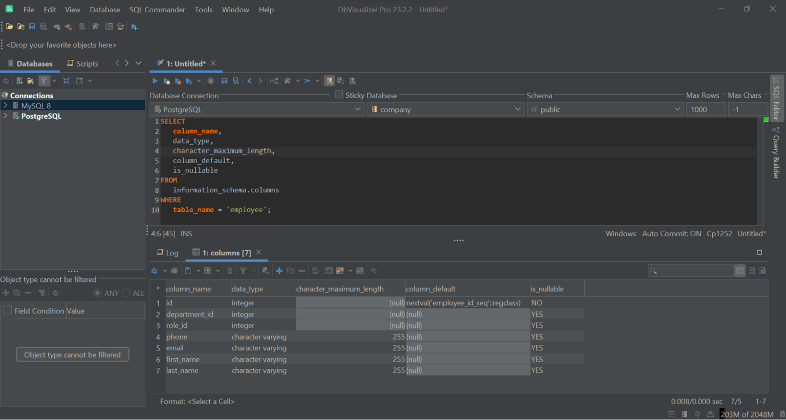 How to Describe a Table in PostgreSQL: A Comprehensive Guide