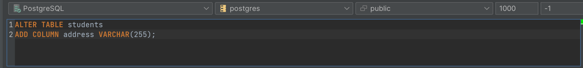 PostgreSQL ADD COLUMN: Add One or More Columns to a Table