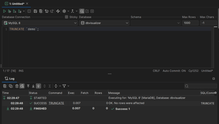 When, How, and Why to Use the Truncate SQL Statement