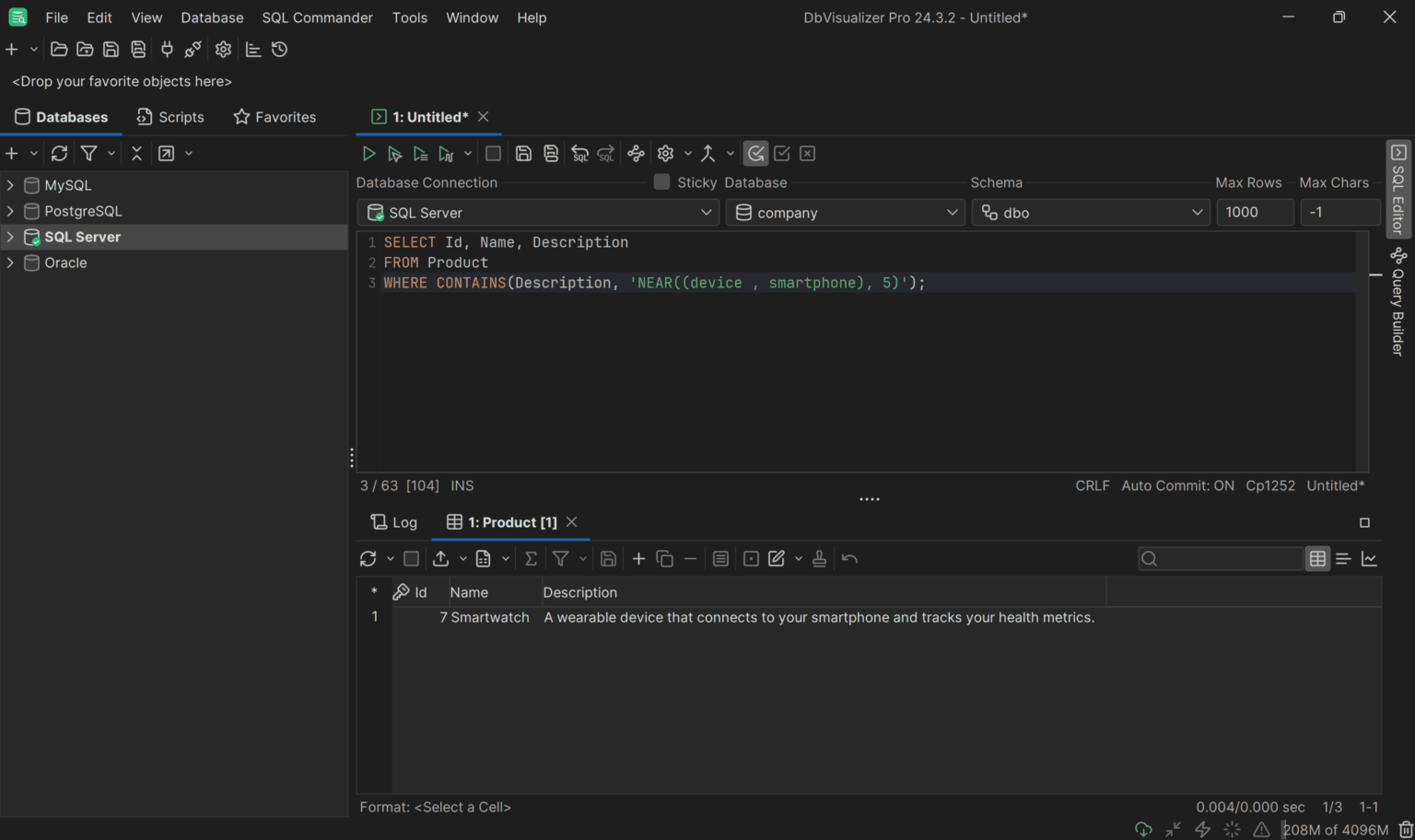 How to Use CONTAINS in SQL Server: Guide With Examples