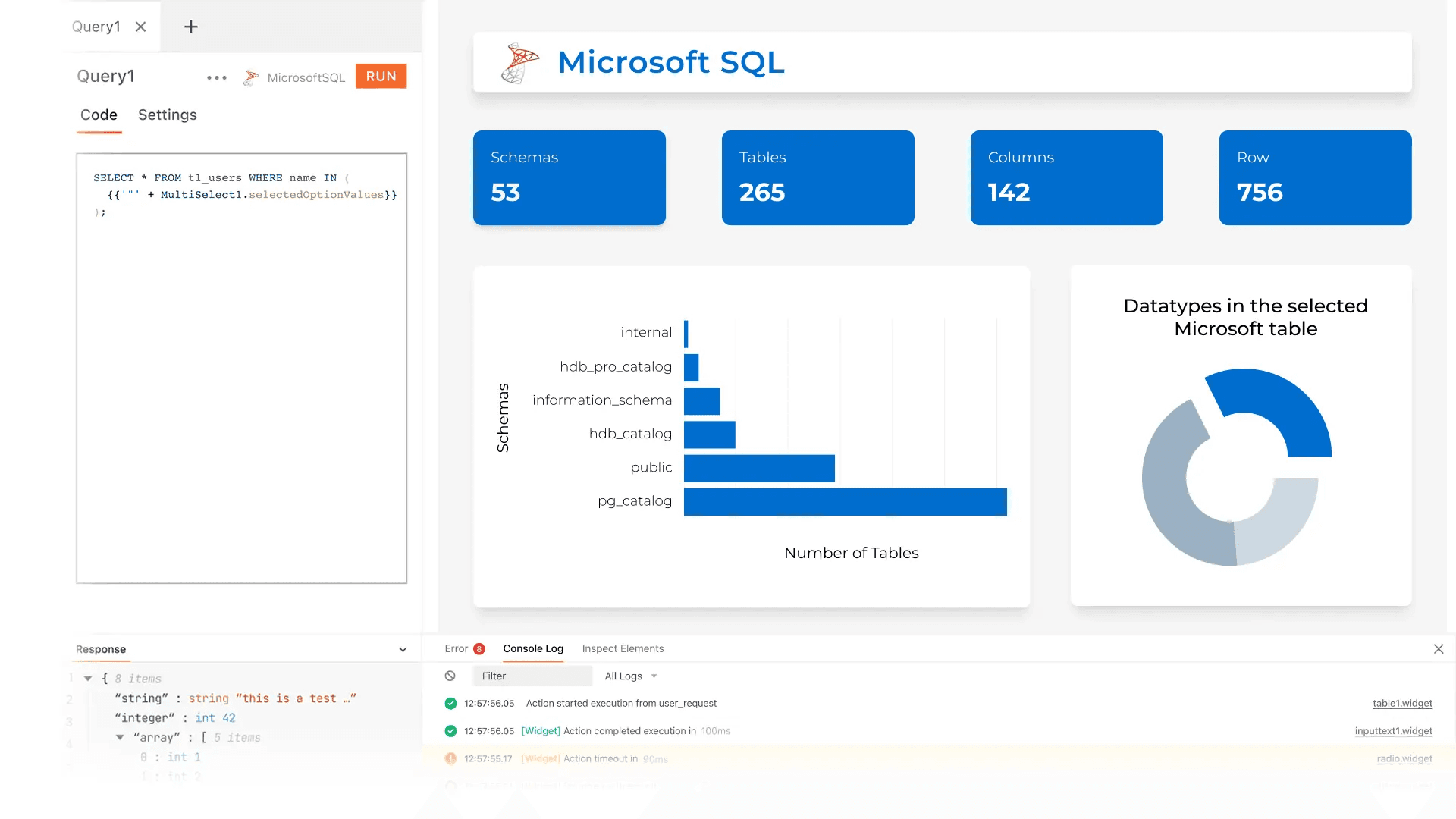 Building a database tool with Appsmith, one of the few tools available for the task