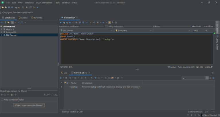 SQL CONTAINS Function: SQL Server Guide With Examples