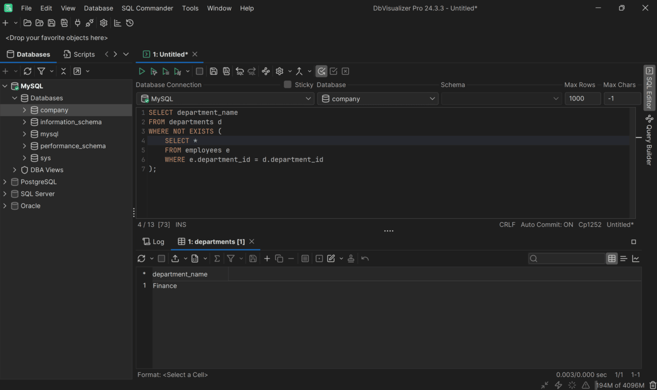 A Complete Guide to NOT EXISTS in SQL