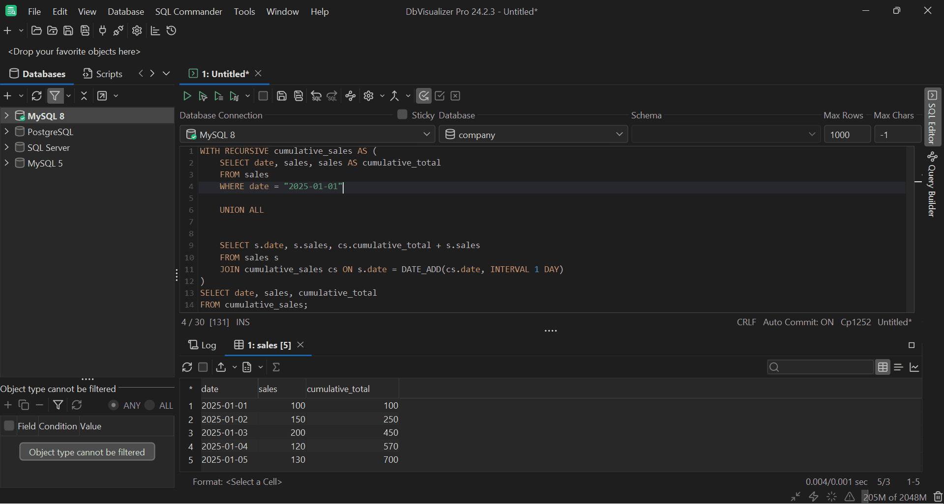 How to Use a Recursive CTE in SQL