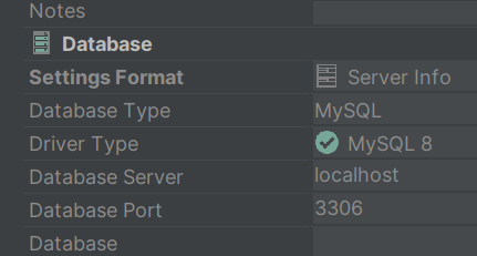 Your MySQL port details.